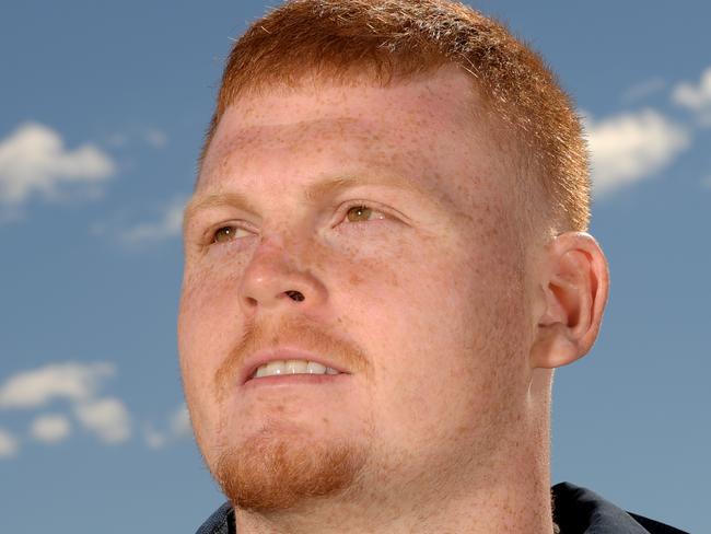 CANBERRA, AUSTRALIA - SEPTEMBER 24: Corey Horsburgh of the Raiders poses for photographs during a media event at the Raiders Headquarters on September 24, 2019 in Canberra, Australia. (Photo by Tracey Nearmy/Getty Images)