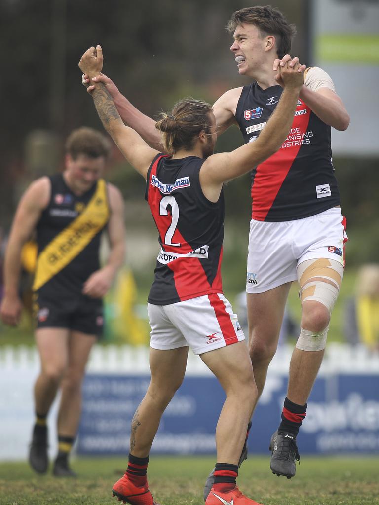 Riley Thilthorpe playing for the Bloods last year. Picture: AAP/Dean Martin