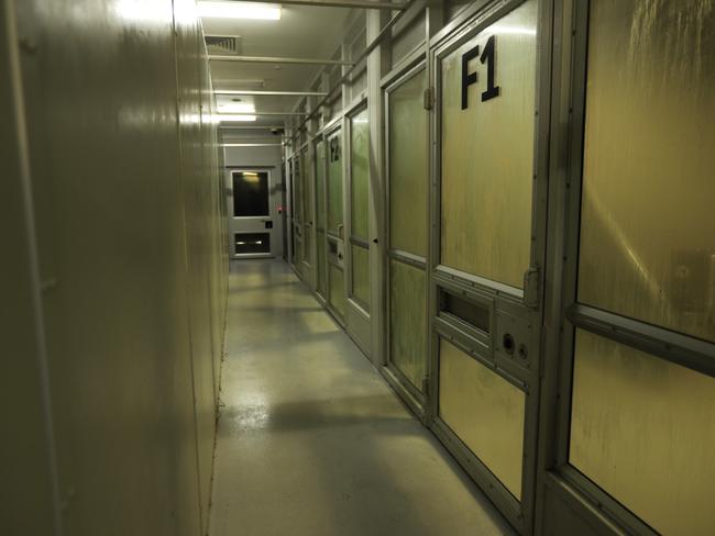 NT Police Commissioner Michael Murphy said just over 16 people could be safely held in the Peter McAulay Centre Berrimah watch house. Picture: Zizi Averill generic