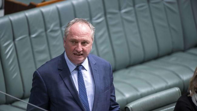 Barnaby Joyce says there would need to be a lot of discussion before a national gun registry could operate effectively. Picture: NCA NewsWire / Gary Ramage