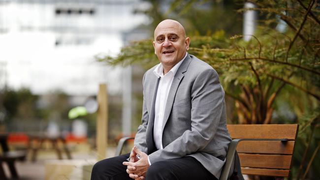 Theo Foukkare, director of Australian Association of Convenience Stores, pictured in Sydney’s Barangaroo. He has called on the federal government to freeze the excise on tobacco products for four years. Picture: Sam Ruttyn