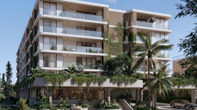Renders of the proposed development for 9 Onslow Street, Golden Beach. Photo: JSTN Architects