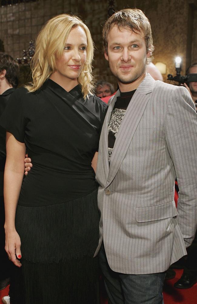 Actor Toni Collette and husband Dave Galafassi have confirmed they have split. Picture: Kristian Dowling/Getty Images