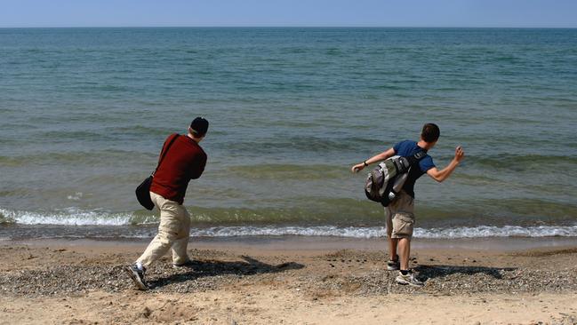 Stone skimming <i>is </i>actually a thing