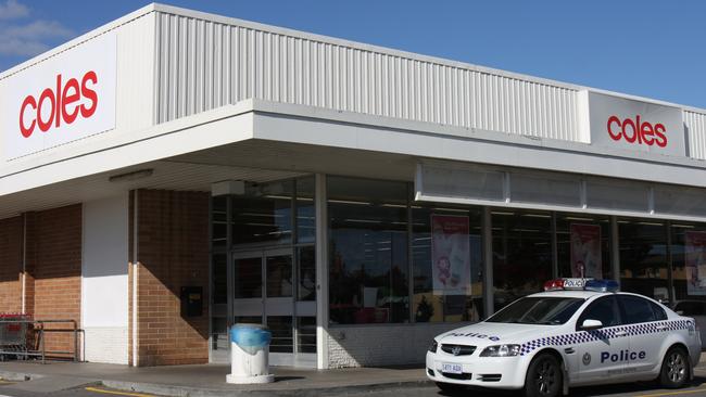 The supermarket as it was under the Coles banner. It was previously a Bi-Lo.