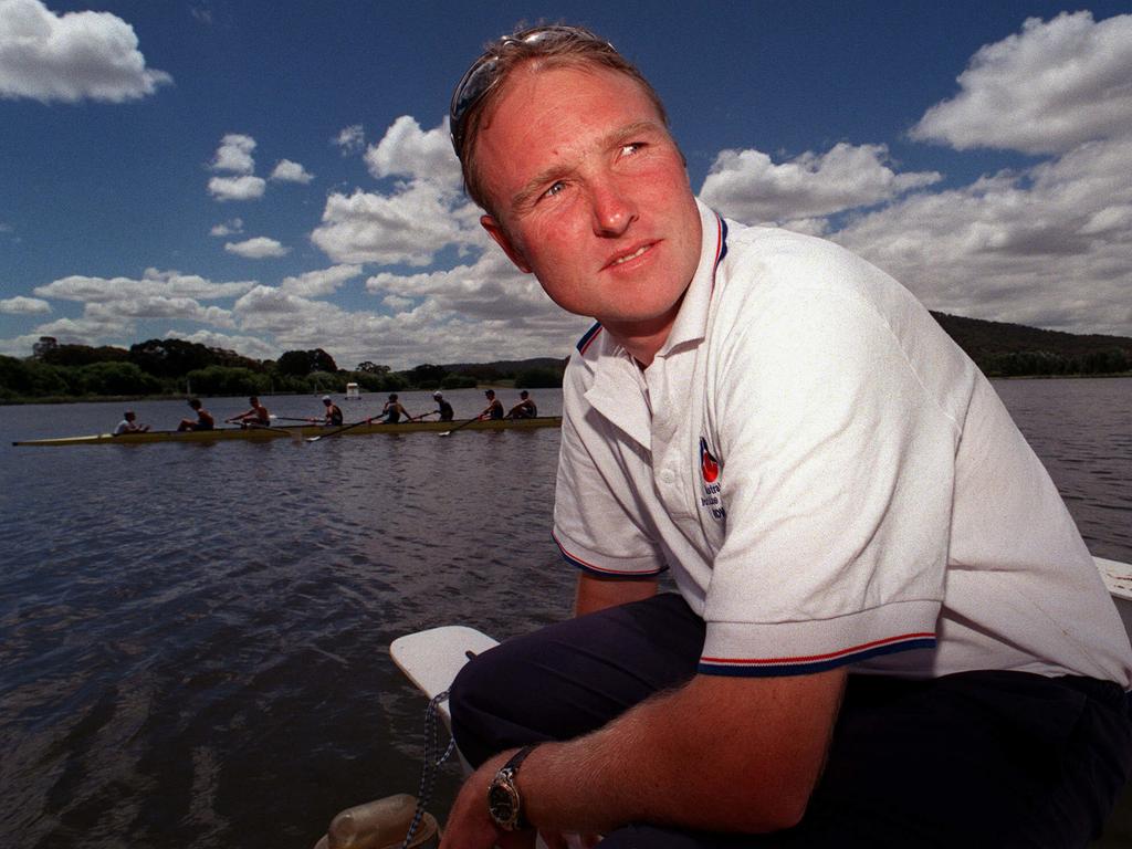 Paul Thompson, pictured in 2000 during a previous stint with the national women's program, offered his resignation after Paris but has since stayed on. Picture: Michael Jones