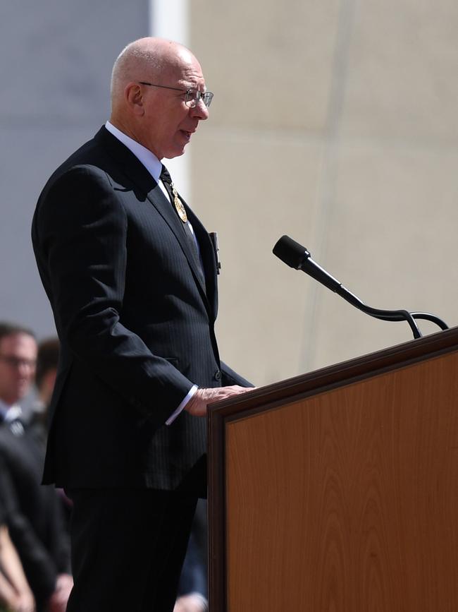 Governor-General David Hurley. Picture: Tracey Nearmy