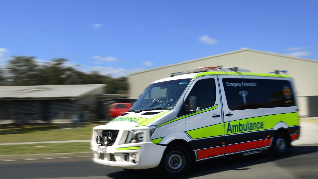 Paramedics are on scene at a crash at Upper Pilton.