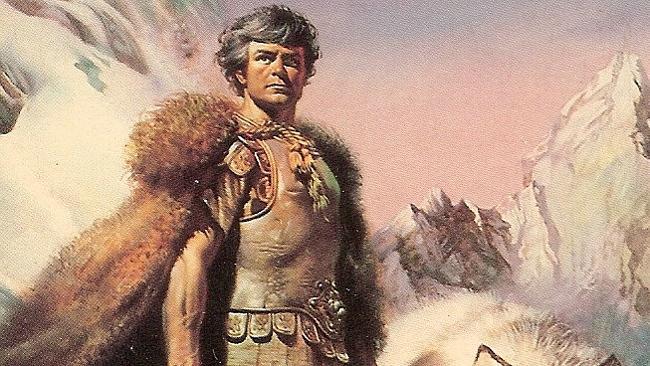 A detail of the cover of Leigh Brackett’s The Ginger Star.