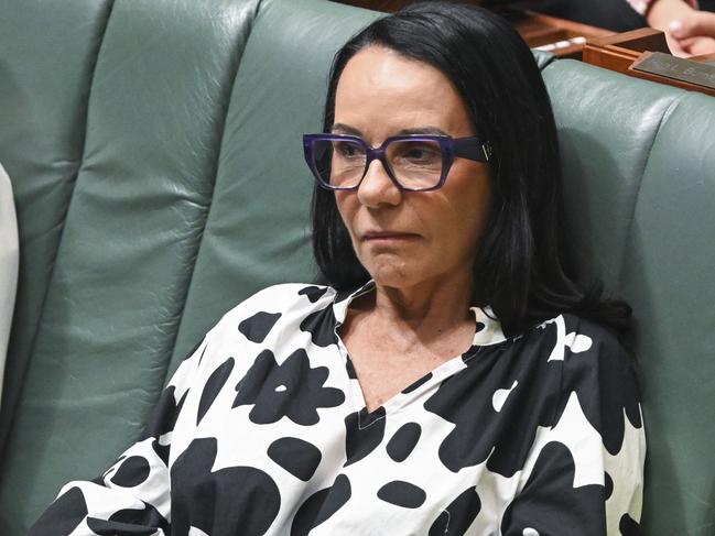 CANBERRA, AUSTRALIA, NewsWire Photos. OCTOBER 16, 2023: Minister for Indigenous Australians Linda Burney in the House of Representatives at Parliament House in Canberra. Picture: NCA NewsWire / Martin Ollman