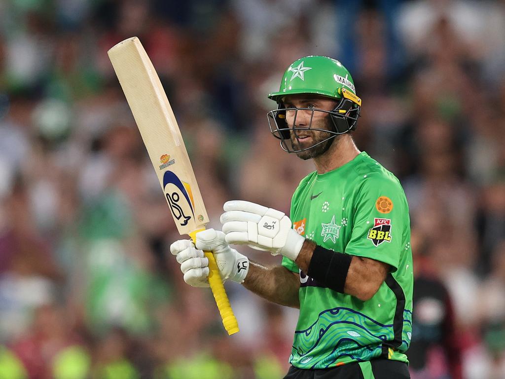 Glenn Maxwell celebrates his half century. Picture: Getty Images