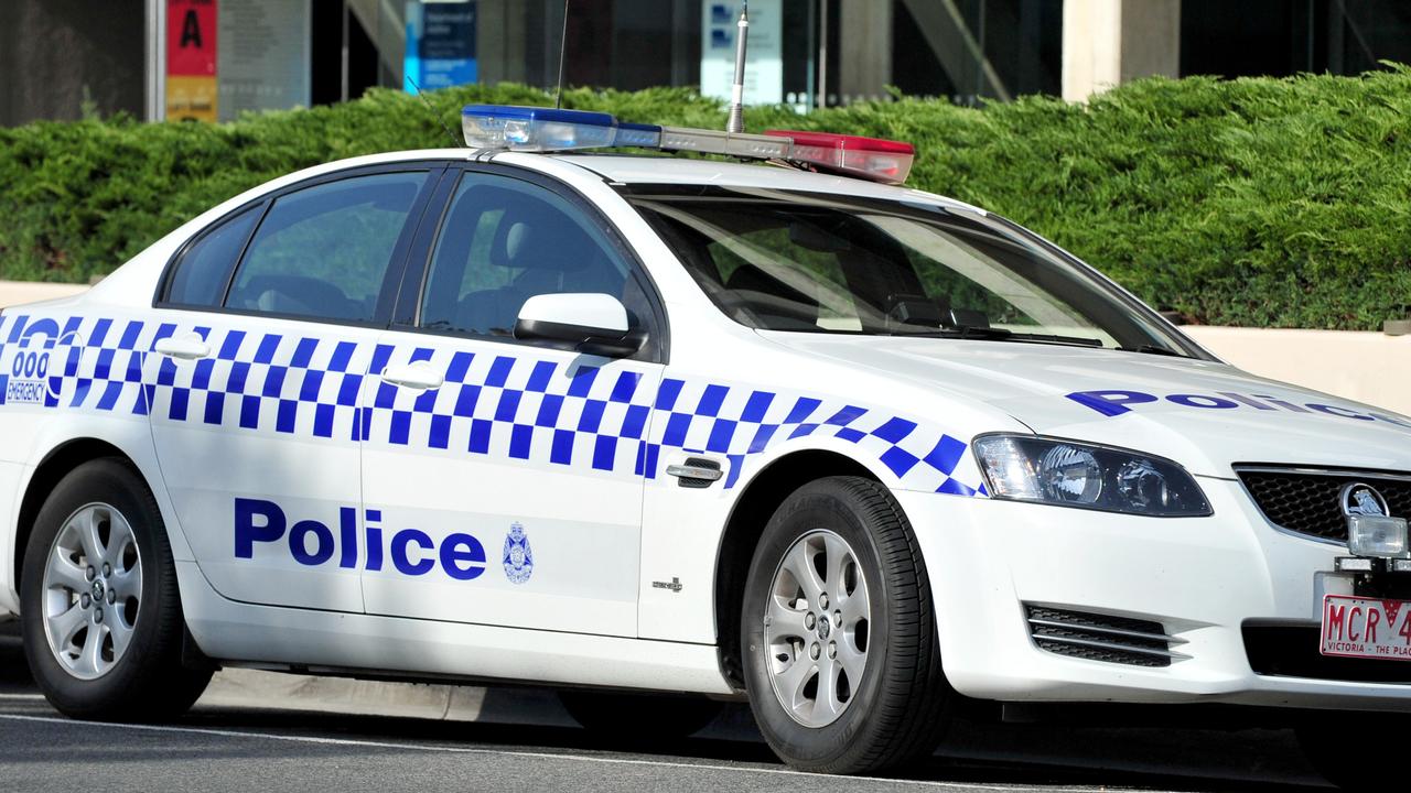 Geelong police arrested and charged a man after a disturbing incident on Pakington St in Newtown on Wednesday afternoon. Photo: Karen Dodd