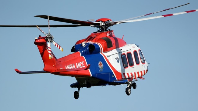 A woman has been flown to hospital after being struck by a reversing car in Myrtleford on Tuesday morning. Picture: Supplied