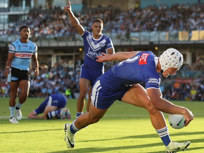 The Bulldogs had a promising start. Picture: Mark Metcalfe/Getty Images