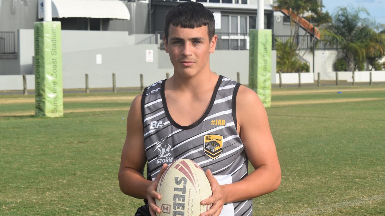 Sunshine Coast Falcons Mal Meninga Cup player for 2023, Jai Bowden. Picture: Eddie Franklin