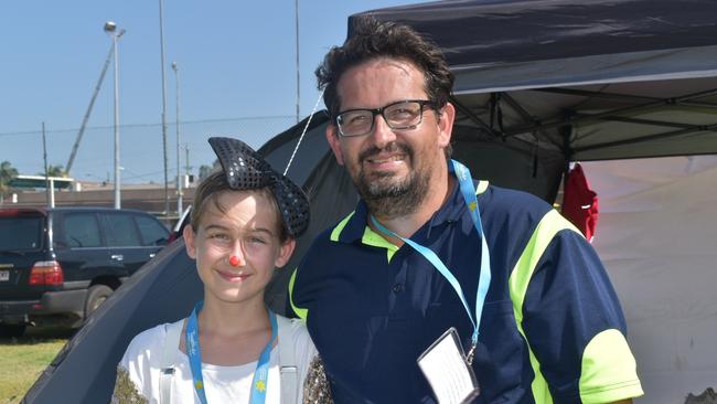 Tabitha Lindsay and committee chair Jeff Lindsay at the 2021 Ipswich Relay for Life. Picture: Jessica Baker / The Queensland Times