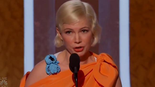 Michelle Williams gave an incredible speech at the Golden Globes.