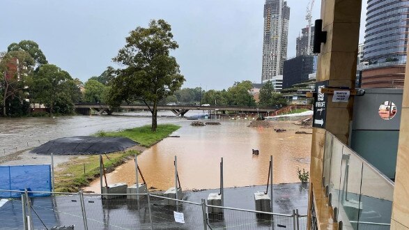 The site where the Powerhouse Museum will be built on flood-prone land. Picture: North Parramatta Residents' Action Group/Facebook