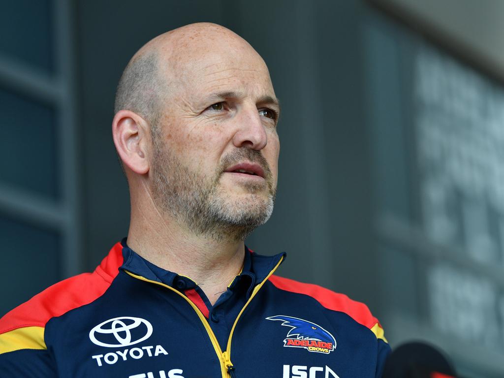 Adelaide’s footy boss Adam Kelly. Picture: AAP Image/David Mariuz