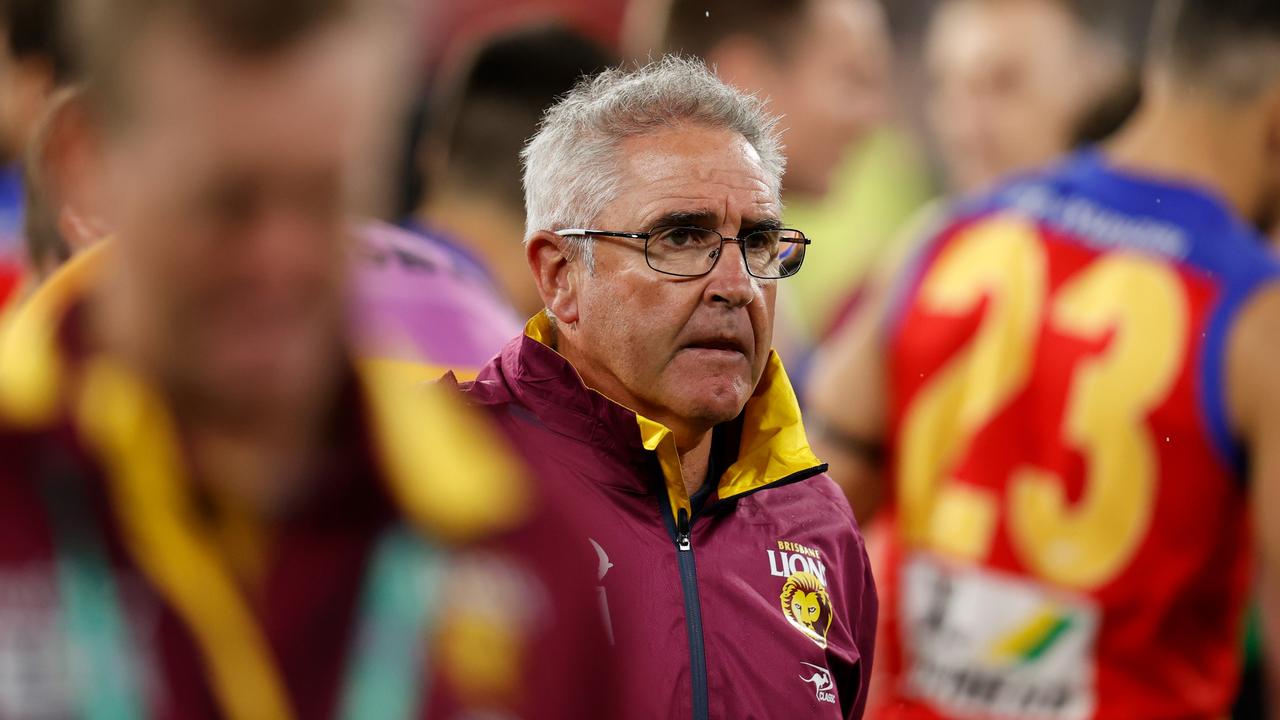 Brisbane Lions coach Chris Fagan. (Photo by Michael Willson/AFL Photos via Getty Images)