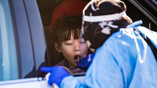 Trials are underway around the world for vaccinating children under the age of 12, but that is unlikely to yield results until the end of the year. Picture: NCA NewsWire / Dan Peled