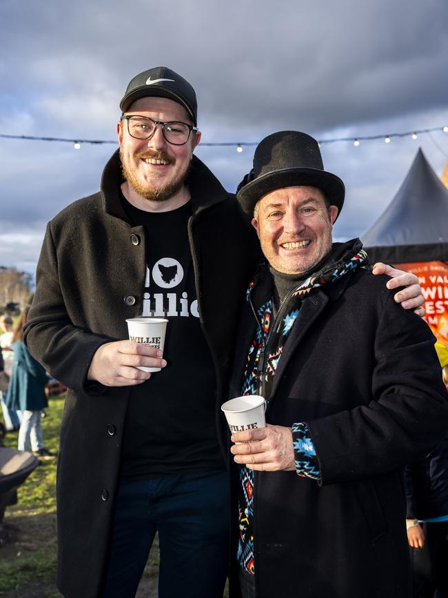 Willie Smith's Midwinter Festival Huonville - Reuben Oates and Warren Partridge. Picture: Caroline Tan