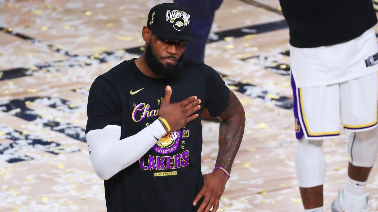LeBron James celebrate another NBA title and Finals MVP award.