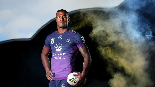 Melbourne Storm star Suliasi Vunivalu reveals he was hit by multiple coward punches. Picture: Mark Stewart