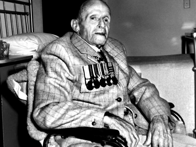 Veteran Ernest Albert Corey pictured in 1971. Picture: Australian War Museum/ Australian Armed Forces