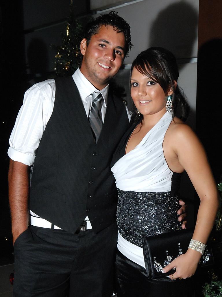 Jared Payne and Tamara Connop at the 2009 Palmerston High School formal at SkyCity. Picture: NT NEWS