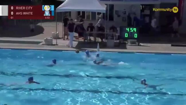 Replay: Water Polo Queensland State Titles - River City v All Hallows White (14&U Girls White Grand Final)