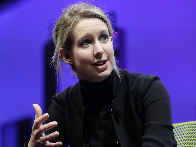 Elizabeth Holmes, founder and CEO of Theranos, indicted on criminal fraud charges. Picture: AP Photo/Jeff Chiu