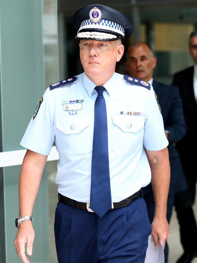 Police Commissioner Mick Fuller received an unexpected email. Picture: Hollie Adams