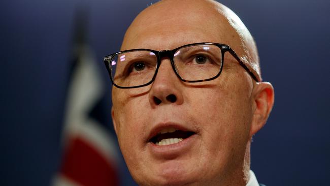 Peter Dutton has given conservatives reason for hope. Picture: NewsWire / Nikki Short