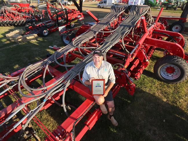 IElmore Machinery Field Days, Imported Machine of the Year winner -  Jason Lummis & Horsch Muddy River  12 NT Sprinter, Picture Yuri Kouzmin