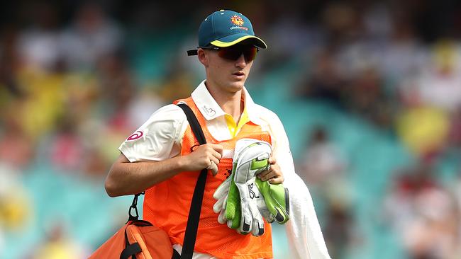 Substitute fielder Austin Waugh. Picture: Getty