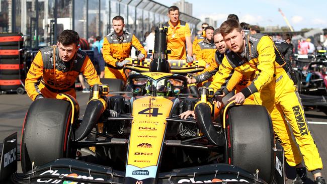 Lando Norris of Great Britain and McLaren, also criticised the restart. (Photo by Peter Fox/Getty Images)