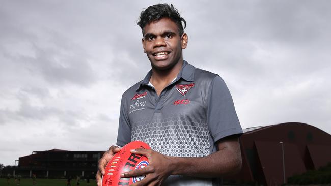 Irving Mosquito after being drafted in 2018. Picture: Getty Images