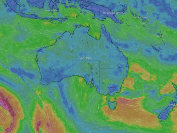 Aussies have been hit with a freezing start to winter, with millions waking up to temperatures in the negatives. Picture: Windy