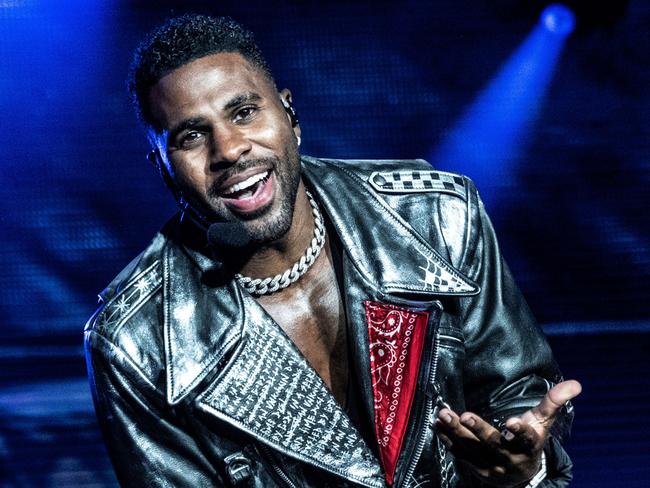 US singer Jason Derulo performs in Denmark in August. Picture: AFP