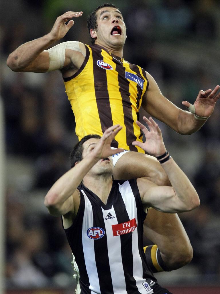 Lance Franklin put on a clinic against the Magpies.