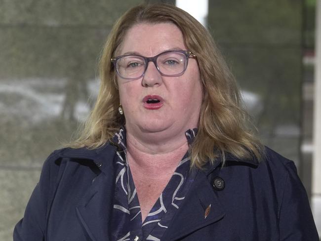 Natalie Hutchins has refused to rule out paying reparations or giving compulsorily acquired private property to Indigenous groups. Picture: Valeriu Campan