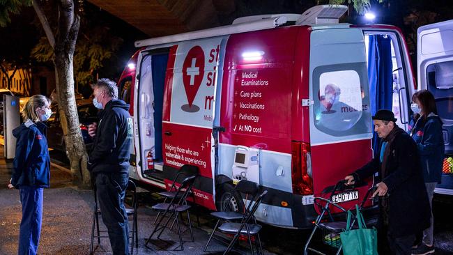 At Woolloomooloo Street Side Medics are making a difference to the community. Picture: Darren Leigh Roberts