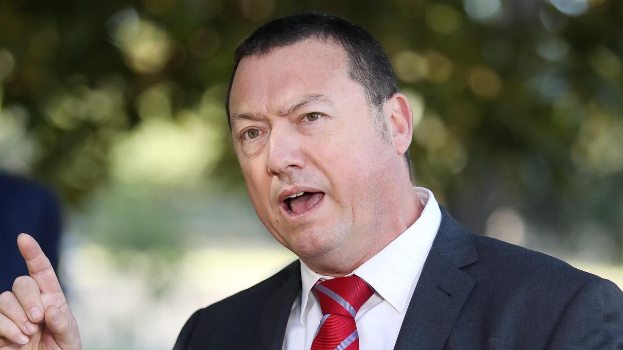 Public Service Association of NSW general secretary Stewart Little condemned the move to increase penalties on union strikes. Picture: Tim Hunter