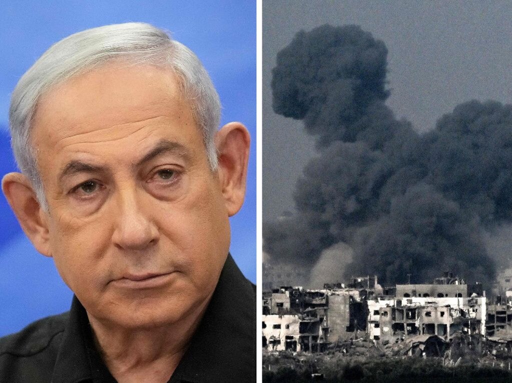 Israeli PM Benjamin Netanyahu warned ‘this will be a long and difficult war.’ (Photo by Christophe Ena / POOL / AFP)