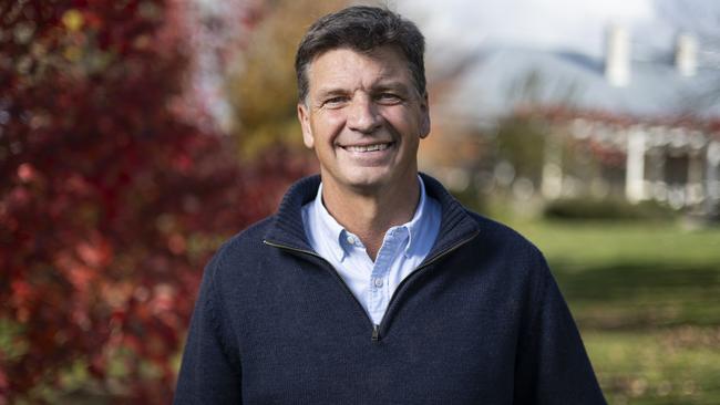 Angus Taylor at home in Gundary, NSW. Picture: Martin Ollman