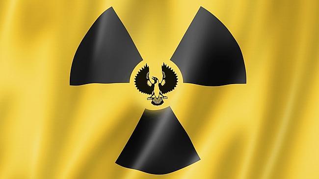 radioactive nuclear symbol flag Picture: Supplied