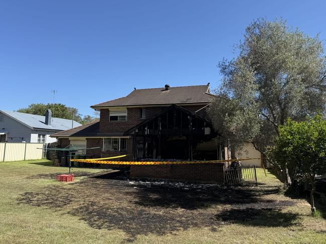 Burnt House in Kingswood. Source: NSW Fire and Rescue