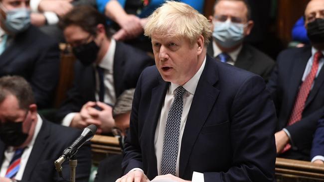 Boris Johnson was forced to apologise at Prime Minister's Questions. Picture: AFP.