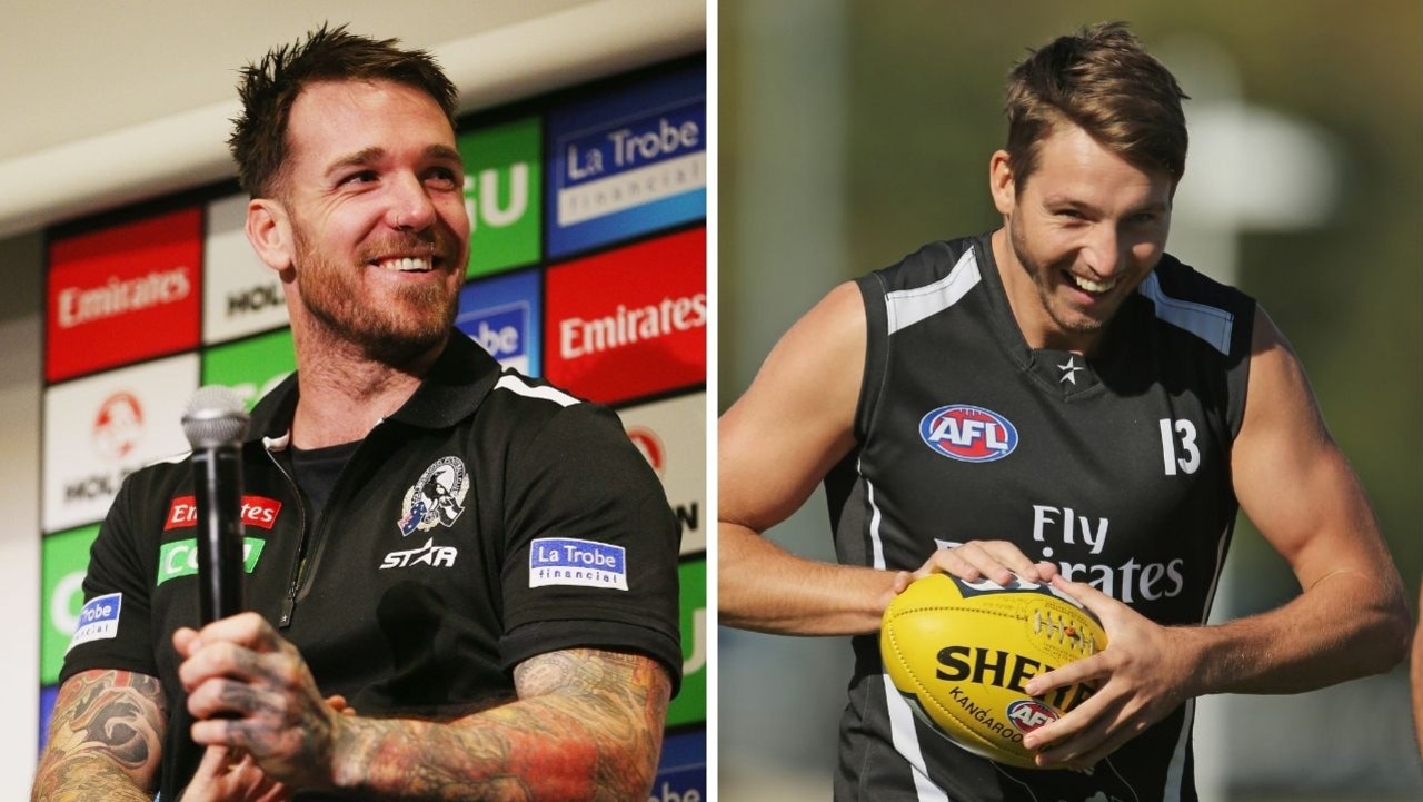 Dane Swan and Dale Thomas took shots at Collingwood.